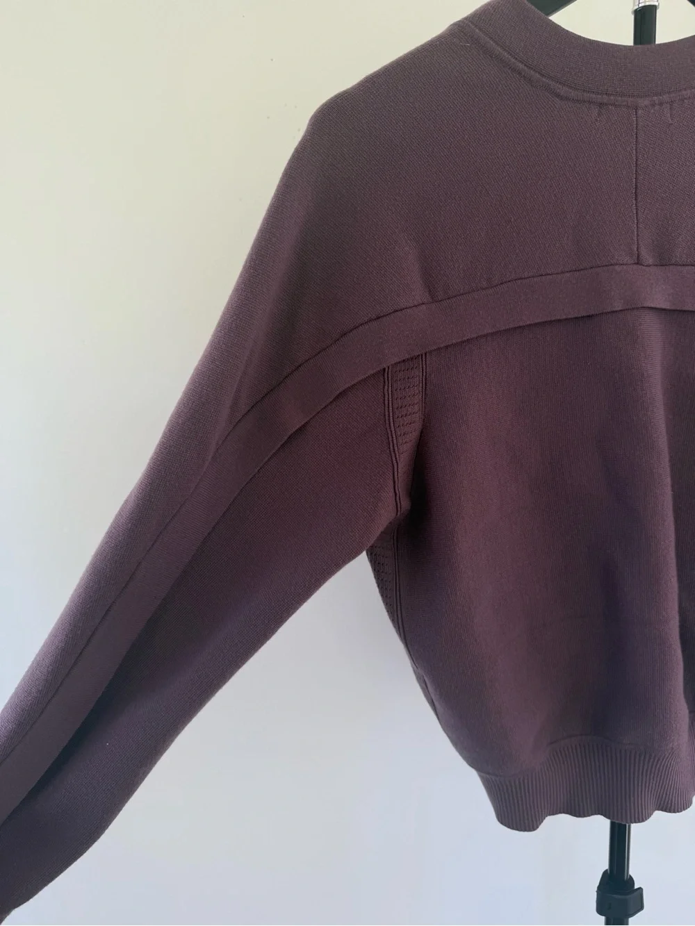 Athleta Mauve Advantage Full Zip Sweater in Mauve